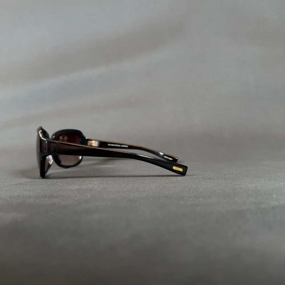 Oliver Peoples Dunaway 59 16-115 BK JAPAN Black Sunglasses Brown Lens